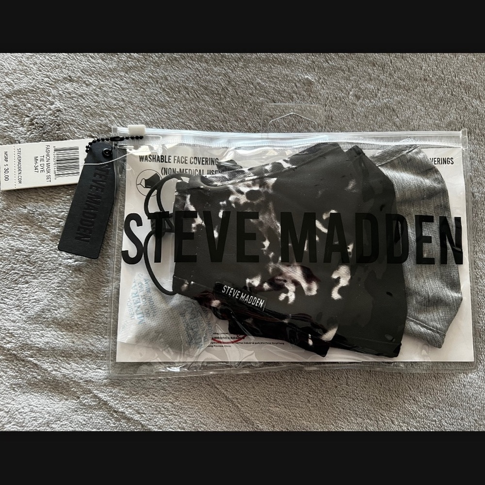 New Pack of 3 Steve Madden Adjustable Masks